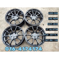 USED RIM 17 RAYS ZE40 LIKE NEW civic fd fb fc crz preve inspira exora