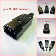 C14 Male Connector / Male Computer AC Jack / C14 Power AC Computer