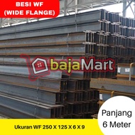Besi WF 250 125x6x9 6 Meter