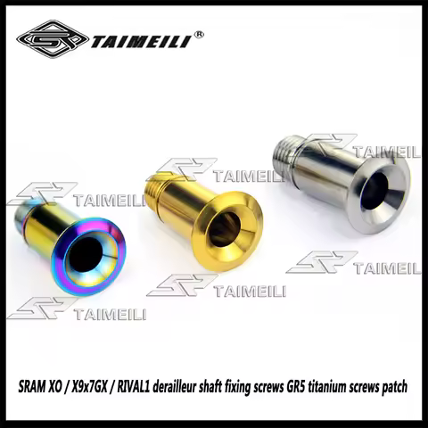 TAIMEILI SRAM XO / X9x7GX / RIVAL1 derailleur shaft fixing screws GR5 titanium screws patch