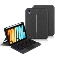 Others - 適用於 iPad mini6 / mini 7 8.3"可拆式藍牙鍵盤保護套 Trackpad 智能觸控板 多角度調教