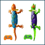 RC Climbing Gecko Rechargeable 2.4G RC Trick Toys with LED Eyes Climbing Remote Control Toy for Boys