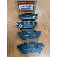 NISSIN > HONDA CITY TMO SEL SAA / JAZZ GD3 GE8 (2003-2013) CIVIC SR3 SR4 SO4 REAR DISC BRAKE PAD SET