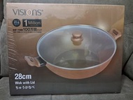 VISIONS 28cm 帶蓋炒鍋