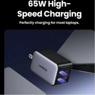 UGREEN 65W GaN Charger 4 Ports 3C1A USB C Fast Charger QC3.0 PD 3.0 For iPhone Macbook Laptops Table