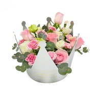 FarEastFlora.com - Fresh Flower Arrangement - Crown Jewel - Roses - MDF17