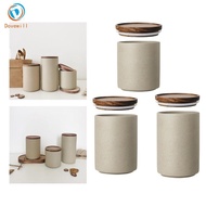 [Dovewill] Coffee Bean Storage Container, Portable Food Storage Container, Porcelain Canister for Ca