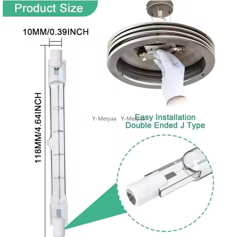1/2/5PCS R7S LED Glass Tube COB Light Bulb High Power Corn Lamp Replace Halogen Light Wholesale J118