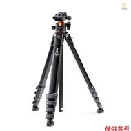 K&F CONCEPT Portable Camera Tripod Stand Aluminum Alloy 177cm/70inch Max. Height 15kg/33lbs Load Cap
