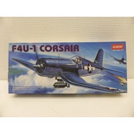 Academy 1/72 scale model kit of the F4U-1 Corsair, an fighter aircraft from World War II
