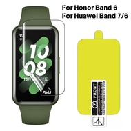 Soft TPU HD Clear Protective Film for Huawei Band 6/7/Honor Band 6/7 Smart Watch Screen Protector