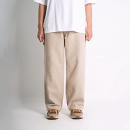 PLAIN AS DAY - BAGGY WIDE PANTS - CREAM BAGGY PANTS BAGGY TRACKSUIT