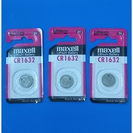 3CARDS MAXELL LITHIUM CR1632 3V BATTERIES
