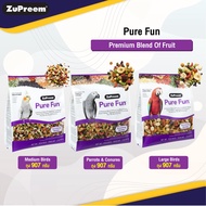 Zupreem Pure Fun อาหารนก สูตรผลไม้ ผัก เมล็ดธัญพืช (907g.)