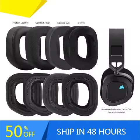 Replacement Ear Pads For Corsair HS80 HS 80 RGB Wireless Headphone Accessories Headset Ear Cushion R