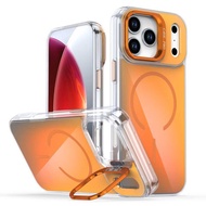 Foreign Trade Apple 17 Phone Case Suitable for 17pm Chameleon Magnetic Lens Holder Protective Case