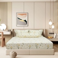 NIN bed sheet and pillowcase set - Stefani ST200050 (Blanket not included) 1m2x2m, 1m4x2m, 1m6x2m, 1