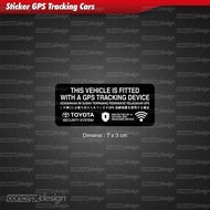 Gps Tracking Cars Printing Sticker