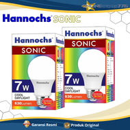 Bohlam Lampu LED Hannochs Sonic 20WATT Cahaya Putih Cool Daylight Desain Elegan Dengan Frosted Cover