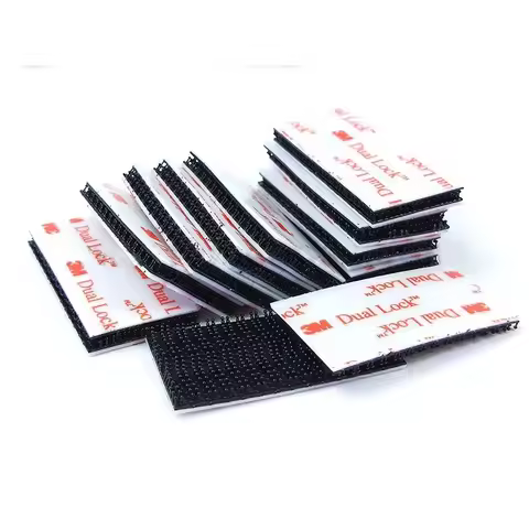 3M SJ3550 Die cut Dual Lock Dropshipping 2021 Best Selling Products,Balck ,25.4mmx25.4mm/20pcs , Dro