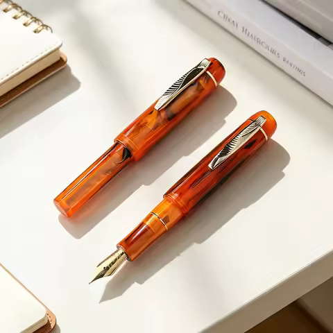 MAJOHN RS3 Mini Short Fountain Pen Support 2.6mm Cartridge Mini Ink Converter Iridium Nib Pocket Tra