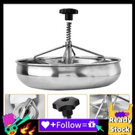 Icegg 1Pc Stainless Steel Piglet Feeding Sow Milk Trough Food Tray Pig Feeder Bowl Livestock Fodder 