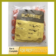 ✱ ♥ ◆ SHeavy duty pvc clamp 1/2inch orange andBlue/pipe clamp