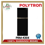POLYTRON New Belleza Big Liter Kulkas 2 pintu PRM 430X GARANSI RESMI