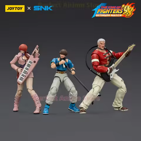 JOYTOY Dark Source The King of Fighters '98UM Orochi Team Yashiro Nanakase, Shermie, Chris 1/18 Acti