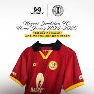 WARRIX NSFC Home Jersey Shirt 25/26 (Player Grade) Negeri Sembilan FC Malaysia