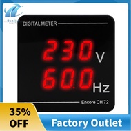 Digital AC Voltmeter Frequency Meter Tester Gauge Voltage Frequency Meter LED Display Meter 50-500V 