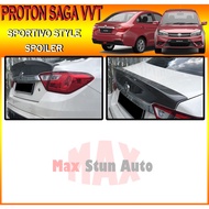 PROTON SAGA VVT SPORTIVO STYLE REAR TURNK SPOILER DUCKTAIL (SPORTIVO) SPOILER FOR SAGA 2016-2019 FIB