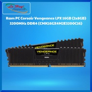 Corsair Vengeance LPX Computer Ram 16GB(2x8GB) 3200MHz DDR4 (CMK16GX4M2E3200C16) - Genuine Product