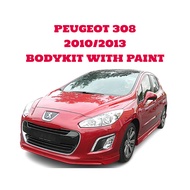 Peugeot 308 2010/2013 Bodykit with Metallic Colour