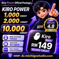 🔥 NEW 2026 KIRO AI POWER 10,000 Credits | Claude Opus 4.8 Premium AI Models | AI.michigostudio.com