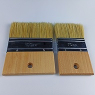 Factory Art Paint Tool Brush Pure Bristle Beech Wood Square Brush Art Paint Factory Sweeping Gold Sa