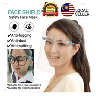 TOPENG MUKA&amp;FACE MASK🔥  LOCAL SELLER Face Shield Anti-Fog / Face Mask Anti-Virus