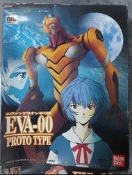 中古絕版EVA-00,01,02+使徒模型X4盒