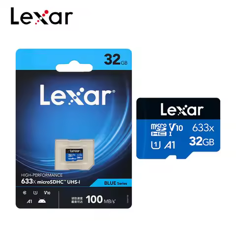 Lexar 633X Memory Card microSDHC 32GB Micro SD Card microSDXC 64GB 128GB 256GB 512GB Read Speed Up t