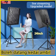 210cm Thick Adjustable Tripod 24-inch Tablet Fill light With Soft light Shade, Adjustable LED Selfie