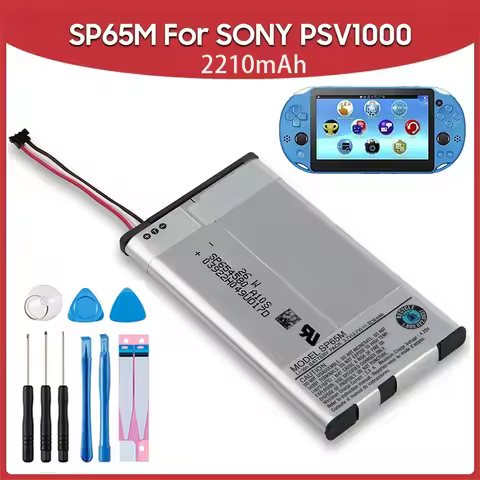PURFIELD 2210mAh 3.7V SP65M Rechargeable Replacement Battery Pack for Sony PSV1000 PS Vita PSV 1000 