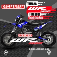 Decal WR155 Full Body Variation Decal WR Supermoto Motorcycle Sticker Accessories Yamaha WR 155 R