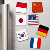 Fridge Magnet Country Flag | Refrigerator Magnet Locker Magnet Stand Mic Table Cupboard Souvenir