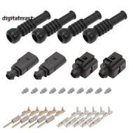 Male Female Connector Sensor Plug Adapter Plug Clip Kit 1J0973702 1J0973802 6N0906102