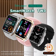 Sinlegoo TW3 Smart watch นาฬิกาสปอร์ต นาฬิกาสมาร์ทวอทช์ที่มีสไตล์และสวยงาม วัดออกซิเจนในเลือด สัมผัสได้เต็มจอ Smart watch วัดชีพจร เกรดกันน้ำ IP68