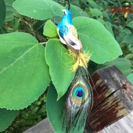 DARON Emulation Bird Mini Cute Decoration Wedding Home Office Fake Peacock