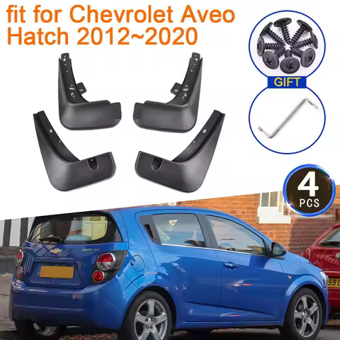 Mudguards for Chevrolet Aveo Hatch T300 Sonic 2012~2020 Accessories Holden Barina 2018 2014 Mudflap 