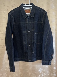 ❤️TCB JEANS ❤️大戰版牛仔褸四粒鈕14安士@44