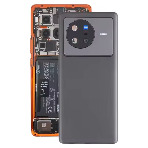Battery Back Cover for vivo X80 with Camera Lens Rear Housing Case Replacement