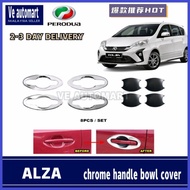 Vemart Perodua alza Chrome door handle bowl cover accessories Protector 2014 2016 2017 2018 2019 202